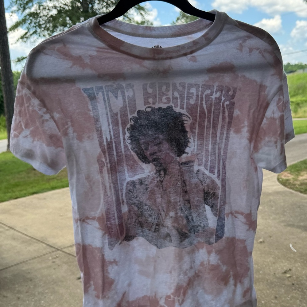 Jimi Hendrix Tie Dye Band Tee Women size XS